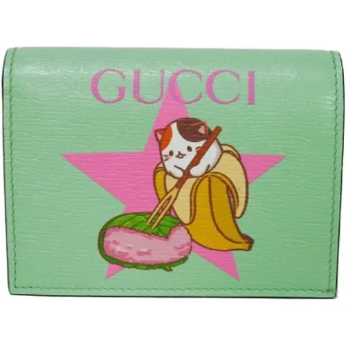 Pre-owned Leather wallets , female, Sizes: ONE SIZE - Gucci Vintage - Modalova