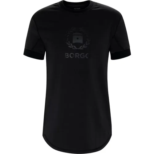 Valencia SC2 Nero T-Shirt , Herren, Größe: L - Borgo - Modalova