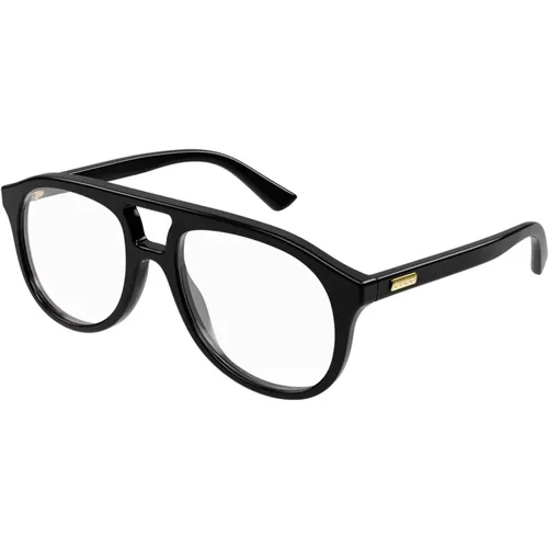 Schwarze Sonnenbrillenrahmen , unisex, Größe: 54 MM - Gucci - Modalova