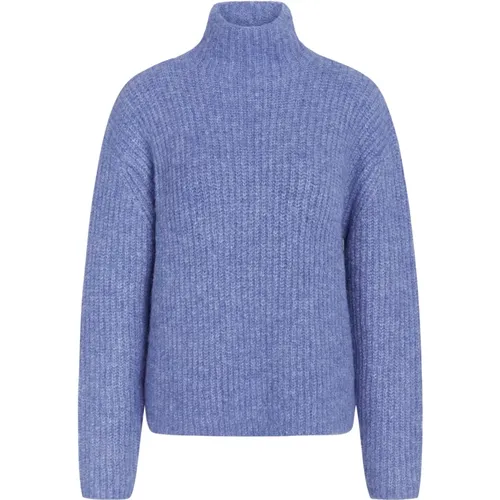 Himmel Strickpullover Buckeyebbrika Stil , Damen, Größe: L - Bruuns Bazaar - Modalova