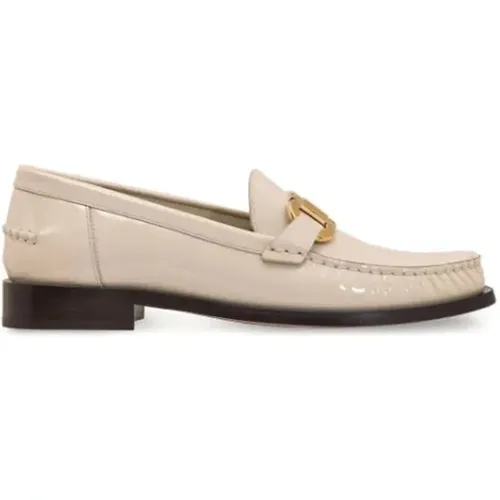 Leather Loafers with Gold-tone Hardware , female, Sizes: 4 1/2 UK, 5 UK, 5 1/2 UK, 6 1/2 UK, 3 UK - Salvatore Ferragamo - Modalova