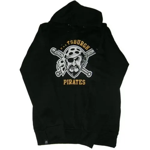 Pittsburgh Pirates Schwarz/Gelb Kapuzenpullover Sweatshirt - majestic filatures - Modalova