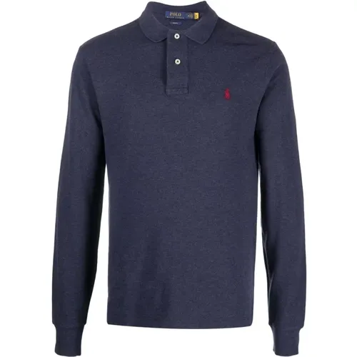 T-Shirts und Polos Blau , Herren, Größe: 2XL - Ralph Lauren - Modalova