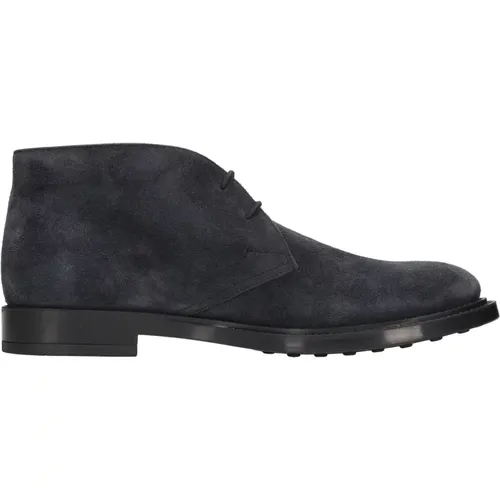 Stiefel Blau , Herren, Größe: 44 EU - TOD'S - Modalova