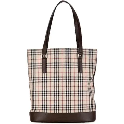 Pre-owned Canvas totes , female, Sizes: ONE SIZE - Burberry Vintage - Modalova