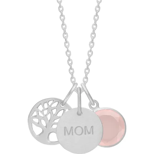 Baum des Lebens/Momecklace Silber , Damen, Größe: L - Frk. Lisberg - Modalova
