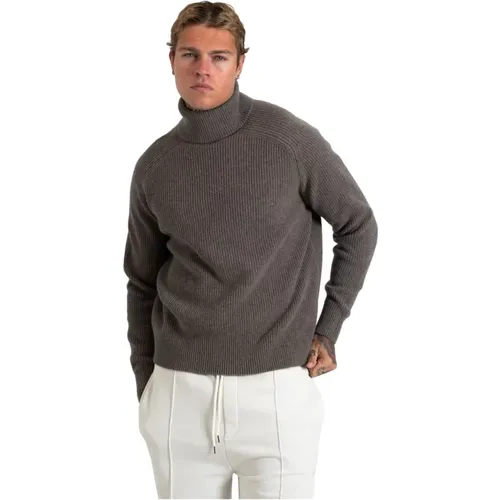 Woll Rollkragenpullover , Herren, Größe: M - Hugo Boss - Modalova