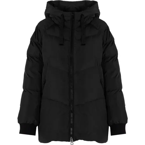 Klassische Kapuzenjacke , Damen, Größe: XS - Geox - Modalova