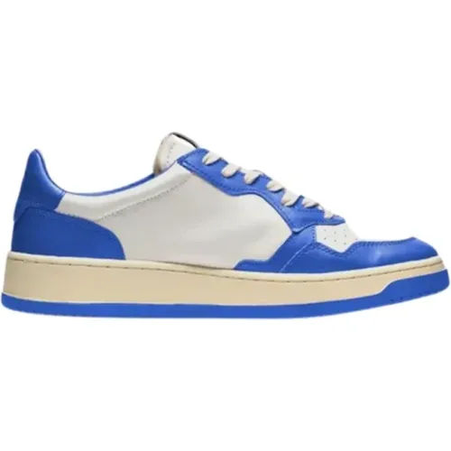 Leder Low Top Sneakers , Herren, Größe: 45 EU - Autry - Modalova