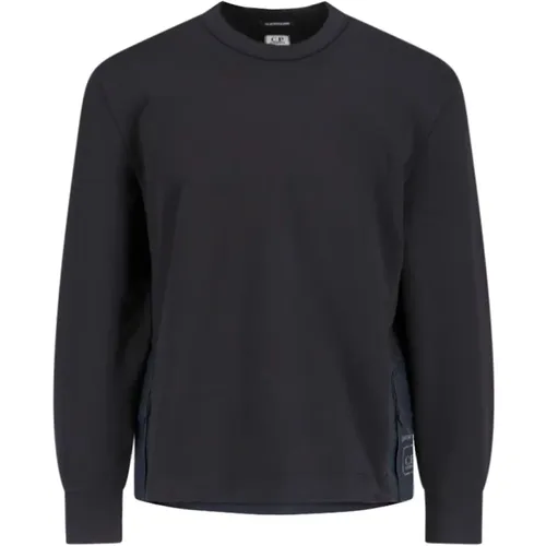 Schwarze Pullover für Männer , Herren, Größe: 2XL - C.P. Company - Modalova