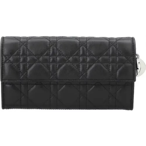 Pre-owned Leather clutches , female, Sizes: ONE SIZE - Dior Vintage - Modalova