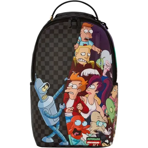 Futurama Reveal Backpack , unisex, Sizes: ONE SIZE - Sprayground - Modalova