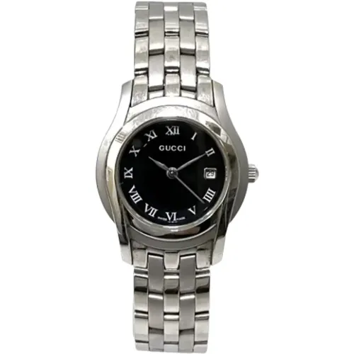 Pre-owned Metal watches , female, Sizes: ONE SIZE - Gucci Vintage - Modalova