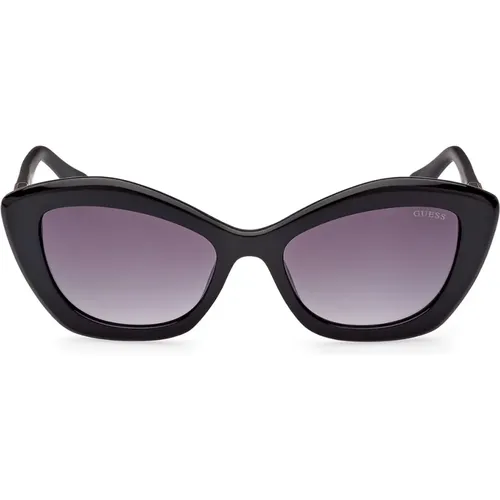 Elegante Cat-Eye Sonnenbrille mit rauchgrauen Gläsern - Guess - Modalova