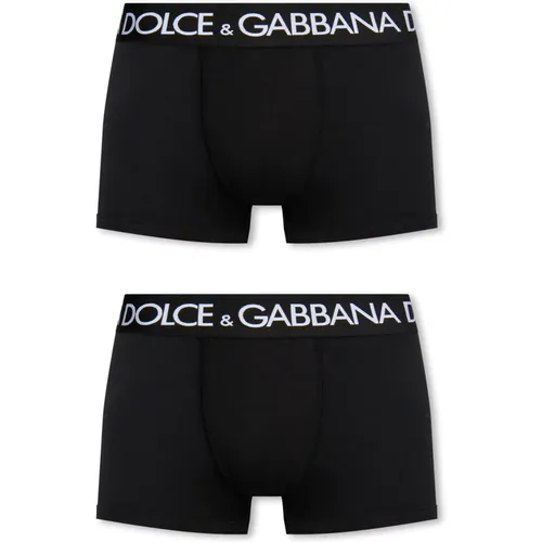 Marken-Boxershorts 2er-Pack - Dolce & Gabbana - Modalova