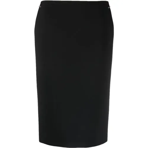 Horsebit Midi Skirt , female, Sizes: S - Gucci - Modalova