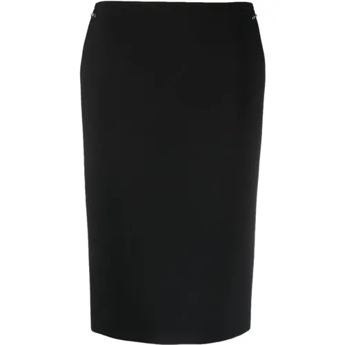 Horsebit Midi Skirt , female, Sizes: XS - Gucci - Modalova
