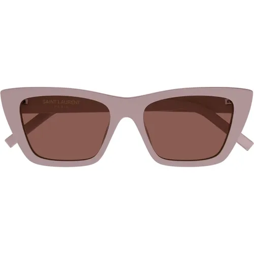 Sunglasses , female, Sizes: 55 MM - Saint Laurent - Modalova