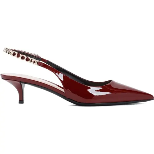 Leather Pointed Toe Pumps , female, Sizes: 5 1/2 UK - Gucci - Modalova