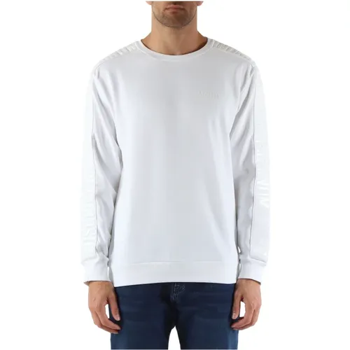 Baumwoll-Sweatshirt mit Logodetails , Herren, Größe: L - Moschino - Modalova