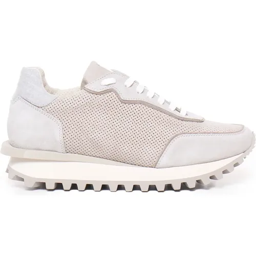 Wildleder Sneakers mit Serrated Sole Verschluss - Eleventy - Modalova