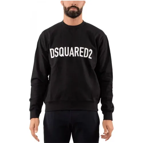 Herren Sweatshirt , Herren, Größe: M - Dsquared2 - Modalova