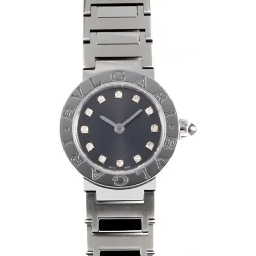 Pre-owned Stainless Steel watches , female, Sizes: ONE SIZE - Bvlgari Vintage - Modalova