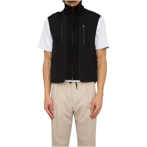 Stilvolle Schwarze Blouson Jacke , Herren, Größe: XL - Emporio Armani - Modalova
