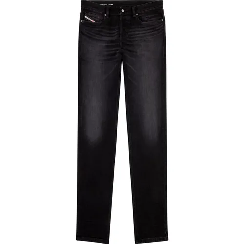 Street Style Gerades Jeans , Herren, Größe: W38 L32 - Diesel - Modalova