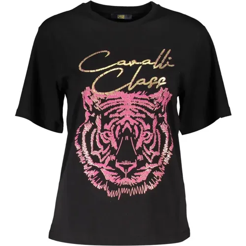 T-Shirts , Damen, Größe: M - Cavalli Class - Modalova