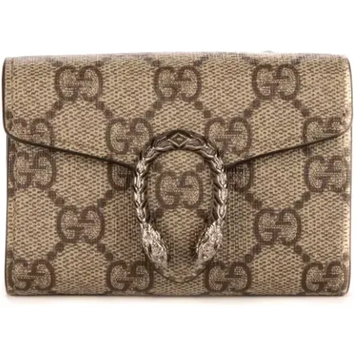 Pre-owned Coated canvas wallets , female, Sizes: ONE SIZE - Gucci Vintage - Modalova