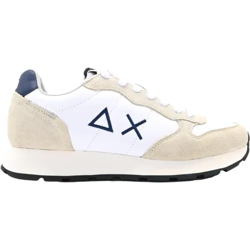 Classic White Sneakers , male, Sizes: 9 UK - Sun68 - Modalova