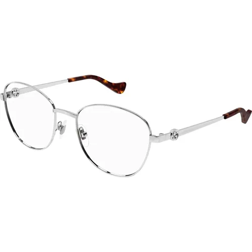 Stylish Eyewear Frames in Light Havana , unisex, Größe: ONE Size - Gucci - Modalova