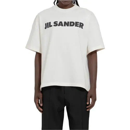 Cosmic Latte Logo T-Shirt , Herren, Größe: S - Jil Sander - Modalova