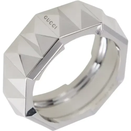 Pre-owned White Gold rings , female, Sizes: ONE SIZE - Gucci Vintage - Modalova