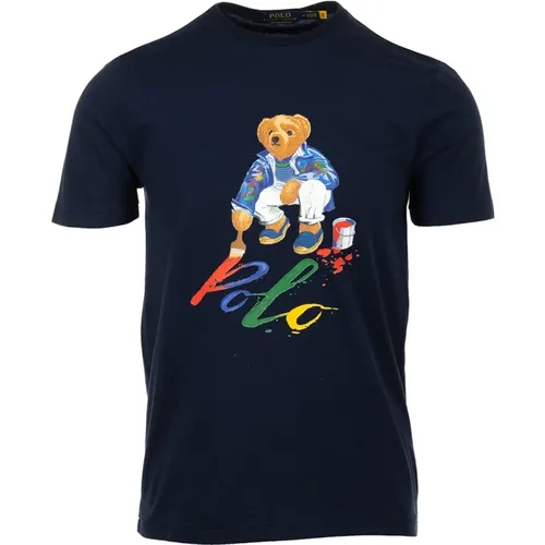 T-shirts and Polos , male, Sizes: L, M - Ralph Lauren - Modalova