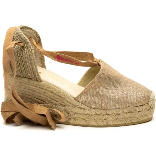 Flache Beige Schuhe Espadrilles - Espadrilles - Modalova