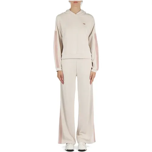 Modal Sporty Tracksuit Wide Leg , female, Sizes: S, XS, M - Emporio Armani EA7 - Modalova