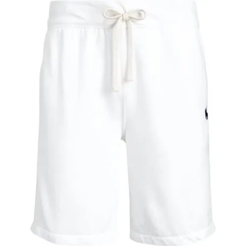 Weiße Jogginghose mit elastischem Bund , Herren, Größe: L - Polo Ralph Lauren - Modalova