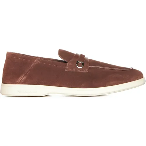 Flat Shoes Drama , male, Sizes: 5 UK - Salvatore Ferragamo - Modalova