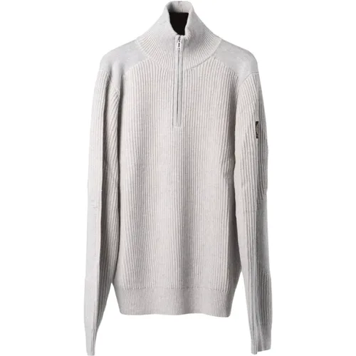 Stanley Quarter Zip Jumper , male, Sizes: XL - Belstaff - Modalova