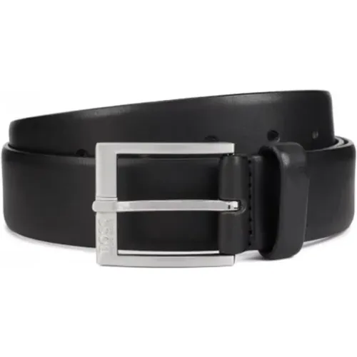 Leather Belt , male, Sizes: 115 CM, 90 CM, 100 CM, 95 CM, 105 CM, 110 CM - Hugo Boss - Modalova