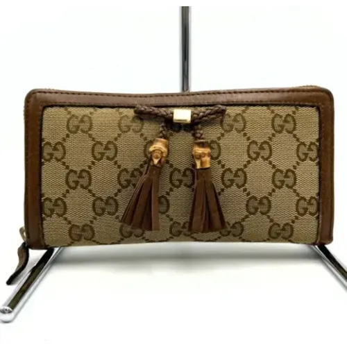 Pre-owned Canvas wallets , female, Sizes: ONE SIZE - Gucci Vintage - Modalova