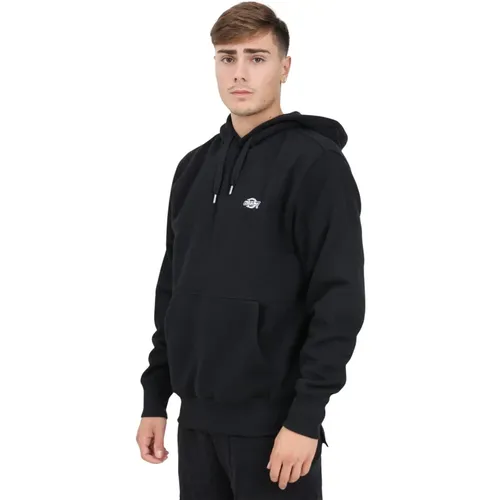 Schwarzer Hoodie Pullover Summerdale Stil , Herren, Größe: L - Dickies - Modalova