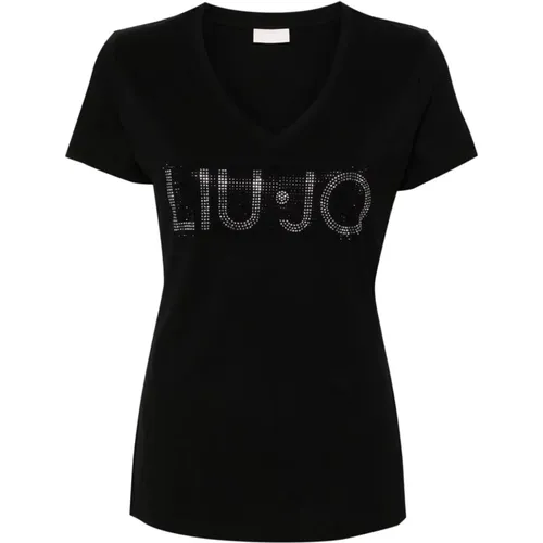 Jersey Logo T-shirts Polos , female, Sizes: M, L, S - Liu Jo - Modalova