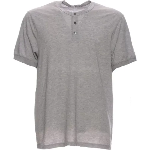 High-Quality Cotton T-Shirt , male, Sizes: L - James Perse - Modalova