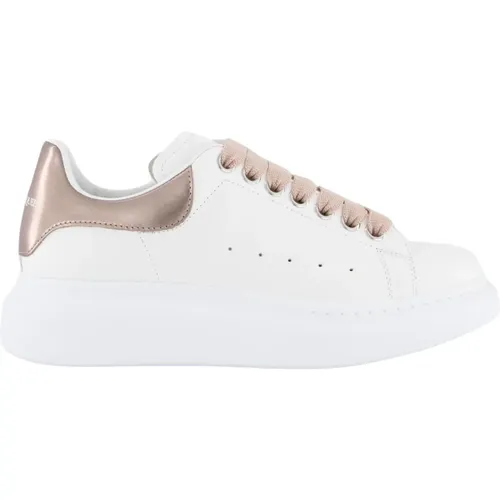 Leather Sneaker with Rubber Sole , female, Sizes: 4 1/2 UK, 6 1/2 UK, 5 1/2 UK - alexander mcqueen - Modalova