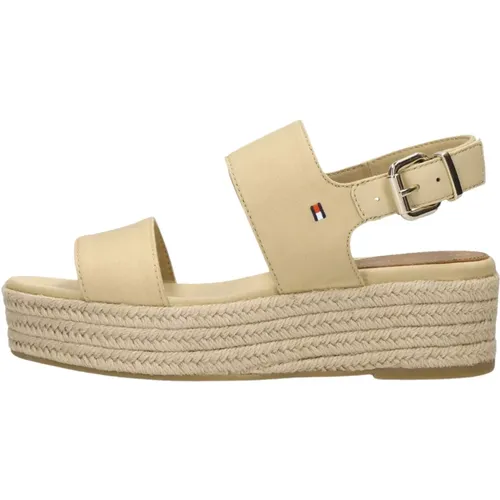 Mid Wedge Espadrilles Sandal , female, Sizes: 7 UK, 3 UK, 4 UK, 8 UK, 5 UK, 6 UK - Tommy Hilfiger - Modalova