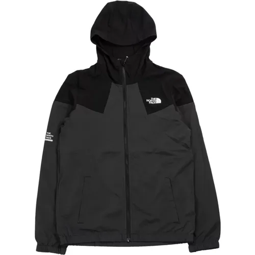 Windproof Hooded Jacket Asphalt , male, Sizes: L, M, XL, S - The North Face - Modalova