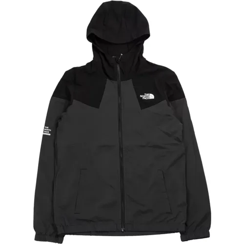 Windproof Hooded Jacket Asphalt , male, Sizes: XL - The North Face - Modalova